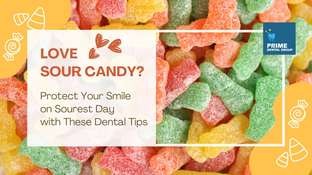 Colorful assortment of sour candies, highlighting the importance of dental care to protect teeth from the effects of acidic and sugary treats on Sourest Day.